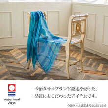 Muat gambar ke penampil Galeri, Orim Stole Mixed Check Stole Approx. 60 x 180 cm Made in Japan from Imabari