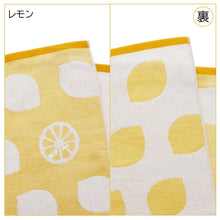 将图片加载到图库查看器,Top Factory Imabari Wash Towel, Soft and Smooth Gauze, Approx. 34 x 35 cm, Made in Japan, Fruit Pattern, 2 Types (Imabari Towel, Gauze Towel, Cotton Towel, Bath and Bathroom Supplies, Towel Supplies, Soft)