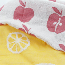 将图片加载到图库查看器,Top Factory Imabari Wash Towel, Soft and Smooth Gauze, Approx. 34 x 35 cm, Made in Japan, Fruit Pattern, 2 Types (Imabari Towel, Gauze Towel, Cotton Towel, Bath and Bathroom Supplies, Towel Supplies, Soft)