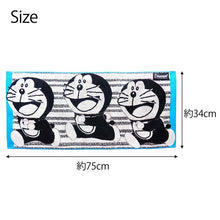 将图片加载到图库查看器,Kusunohashi Monori Face Towel Doraemon Stripe Approx. 34cm x 75cm A-91165-31-B (Towel Cotton Towel 100% Cotton Soft and Soft to the Touch Absorbent Water Washing Face After Bath Hand Wipe Sweat Wiping Daily)