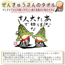 Load image into Gallery viewer, Hand Towel Zenkyu-san Important Person White Approx. 31 x 36 cm DA-500