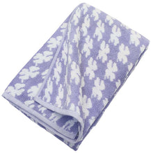 Cargar imagen en el visor de la galería, Bath Towel Imabari TREFLE (Length 120 x Width 58cm) Lila Purple (KF-2500)