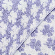 Cargar imagen en el visor de la galería, Bath Towel Imabari TREFLE (Length 120 x Width 58cm) Lila Purple (KF-2500)