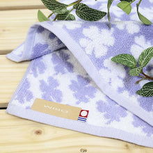 Cargar imagen en el visor de la galería, Bath Towel Imabari TREFLE (Length 120 x Width 58cm) Lila Purple (KF-2500)