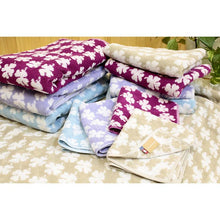 Cargar imagen en el visor de la galería, Bath Towel Imabari TREFLE (Length 120 x Width 58cm) Lila Purple (KF-2500)