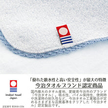 Load image into Gallery viewer, Baby handkerchief pile gauze elephant pastel blue approx. 22 x 22 cm JA-800