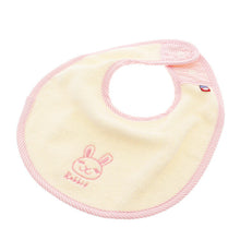 Load image into Gallery viewer, Baby Bie Pile Gauze Rabbit Pastel Pink Under Neck: Approx. 25 x 31 cm, Neck Circumference: Approx. 26-30 cm JC-1800