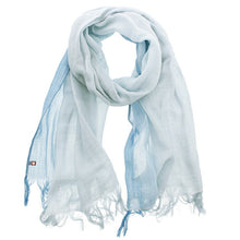 Cargar imagen en el visor de la galería, Stole gradation blue x gray approx. 58 x 185cm (including fringe) GU-2800
