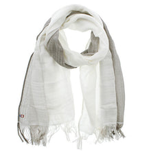 画像をギャラリービューアに読み込む, Stole Gradient Cocoa x Ivory Approx. 58 x 185cm (including fringe) GU-2800