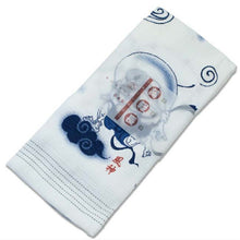 将图片加载到图库查看器,Face Towel Cloth Reading Fujin Raijin 33 x 100cm