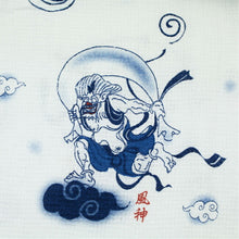 将图片加载到图库查看器,Face Towel Cloth Reading Fujin Raijin 33 x 100cm