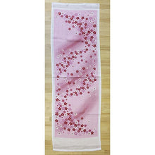 Load image into Gallery viewer, Face Towel Cloth Reading Weeping Cherry Blossom 33 x 100cm Pink