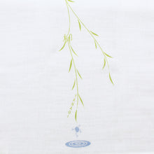 将图片加载到图库查看器,Face Towel Hagoromo Gauze Willow Blue 32�~95cm