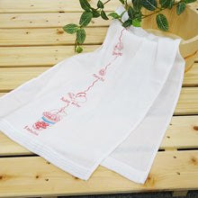 将图片加载到图库查看器,Face Towel Hagoromo Gauze Cup Ramen Blue 32�~95cm