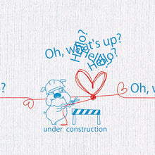 将图片加载到图库查看器,Hand Towel Wet Handkerchief Hagoromo Gauze Thread Telephone Blue Approx. 33 x 38 cm