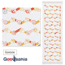 将图片加载到图库查看器,Face Towel Cloth Reading Gorone Pink Approx. 33 x 100cm