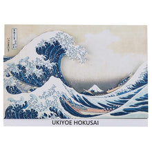 Cargar imagen en el visor de la galería, Sticker Wall Ukiyoe Deco Museum Katsushika Hokusai Thirty-six Views of Mt. Fuji The Great Wave off Kanagawa Approx. 10 x 14 cm