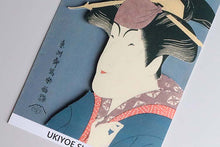 Cargar imagen en el visor de la galería, Sticker Wall Ukiyoe Deco Museum Toshusai Sharaku Tomisaburo Nakayama's Miyagi Approx. 10 x 14cm