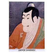 Cargar imagen en el visor de la galería, Sticker Wall Ukiyoe Deco Museum Toshusai Sharaku Ichikawa Eizo's Takemura Sadanoshin Approx. 10 x 14cm