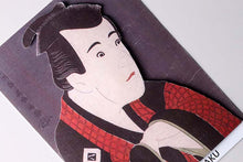 Cargar imagen en el visor de la galería, Sticker Wall Ukiyoe Deco Museum Toshusai Sharaku Third generation Ichikawa Yaozo Tanabe Bunzo Approx. 10 x 14 cm