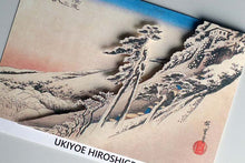 Cargar imagen en el visor de la galería, Sticker Wall Ukiyoe Deco Museum Hiroshige Utagawa Fifty-three Stations of the Tokaido Kameyama Yukiharu Approx. 10 x 14 cm