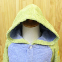 Load image into Gallery viewer, mama&me NUMBER-COLOR Kids Bathrobe S (Length approx. 48cm x Width 39cm) Light Blue (NO.1)