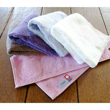 Load image into Gallery viewer, Imabari towel menca mature handkerchief (height 25 x width 25cm) white
