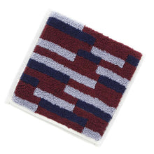 将图片加载到图库查看器,Otta Half Towel Handkerchief Wine 25�~12.5cm 17-22
