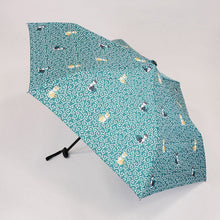 Load image into Gallery viewer, Folding Umbrella Hospitality Arabesque and Shiba Inu 50cm JK-148-06