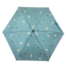 Load image into Gallery viewer, Folding Umbrella Hospitality Arabesque and Shiba Inu 50cm JK-148-06