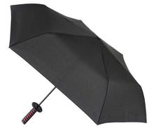 Load image into Gallery viewer, Folding Umbrella Sengoku Umbrella -wakizashi(short sword)- Carp (Red)/Umbrella Bag Opened: Approximately 96cm in Diameter Black JK-160-03