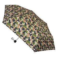 Load image into Gallery viewer, Folding Umbrella Cat Series Sunny or Rainy Cat Camo Green 55cm JKO-491-05