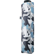 Load image into Gallery viewer, Folding Umbrella Cat Series Sunny or Rainy Cat Camo Blue 55cm JKO-491-06