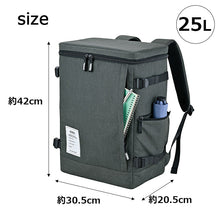 Load image into Gallery viewer, Thermos Insulated Backpack 25L Dark Gray RFP-025DGY (THERMOS Insulated Backpack, Cooler Backpack, Cooler Bag, Backpack, Rucksack, Insulated)