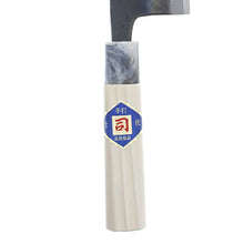 将图片加载到图库查看器,Kurouchi Deba knife, marble handle, white No. 1 steel, 135mm