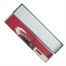 Load image into Gallery viewer, Tosa Knife Black Uchi Double Edge Warikomi Yanagiba Knife Marble Handle Blue Steel No. 2 (Blade Length 6cm)