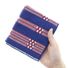 Load image into Gallery viewer, Towel handkerchief Imabari Iroha CHECK (check) navy 25�~25cm