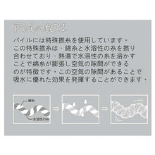 Load image into Gallery viewer, Slim Bath Towel Quick Drying Room Drying Clear Sky Approx. 34x110cm