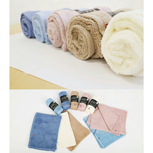 Load image into Gallery viewer, Slim bath towel, quick drying, room drying, shell blue, approx. 34 x 110cm
