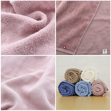 Load image into Gallery viewer, Slim Bath Towel Quick Drying Room Drying Grayish Rose Approx. 34 x 110cm