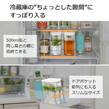 将图片加载到图库查看器,Iwasaki Industrial Cold Water Bottle Shelf Seamless Pitcher Hot Water Possible 1.1L Approx. 14.2 x 90 x 16.3 cm Dishwasher Safe White K-1250W (Pitcher Jug Barley Tea Pot Cold Water Pot Water Pitcher)