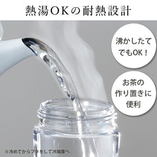 Laden Sie das Bild in den Galerie-Viewer, Iwasaki Industries Fellowes Water Pitcher, Seamless Vertical/Horizontal Design, 1.2L, Approx. 9.2 x 9.2 x 25cm, Made in Japan, Suitable for Hot Water, White, K-1273W (Pitcher, Barley Tea Pot, Cold Water Pot, Water Pitcher)