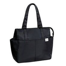 Muat gambar ke penampil Galeri, Iwasaki Kogyo Lunch Bag Lunch Fabric Women's 4 Pocket Cold Bag L Approx. 35 x 17 x 35cm Black LF-599BK (Lunch Bag Bento Bag Tote Bag Lunch Tote Cooler Bag)