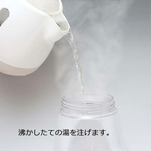 Load image into Gallery viewer, Iwasaki Kogyo Fellows Water Pitcher, Vertical/Horizontal Slide Pitcher, 1.3L, Approx. 14.3 x 9.2 x 20.6cm, Made in Japan, Suitable for Hot Water, White, K-1261W (Pitcher, Barley Tea Pot, Cold Water Pot, Water Pitcher)