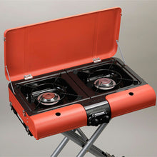Laden Sie das Bild in den Galerie-Viewer, Iwatani Industrial Stand BBQ Grill Star Sunset Orange CB-SBG-2 (BBQ Grill Outdoor Cooking BBQ Konroyi Watani Yakiniku Yakitori Outdoor Camping with Lid)