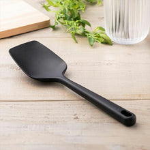 Cargar imagen en el visor de la galería, KAI SELECT100 Select 100 Silicone Spoon Dishwasher Safe Black Approx. 27.8 x 7.2 x 2.9cm DH3141