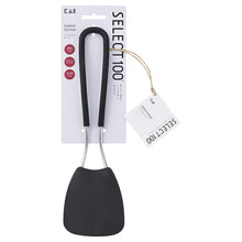 Cargar imagen en el visor de la galería, KAI SELECT100 Select 100 Soft Nylon Turner Dishwasher Safe Black Approx. 26.7 x 7.2 x 4.5cm DH3143