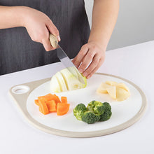 将图片加载到图库查看器,Round cutting board 30cm dishwasher safe white approx. 35x30x1cm AP5328