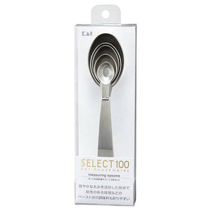 KAI SELECT100 Measuring Spoon Oval-type 5 Piece Set