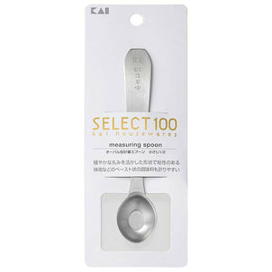 KAI SELECT100 Measuring Spoon Oval-type 1/2 Teaspoon